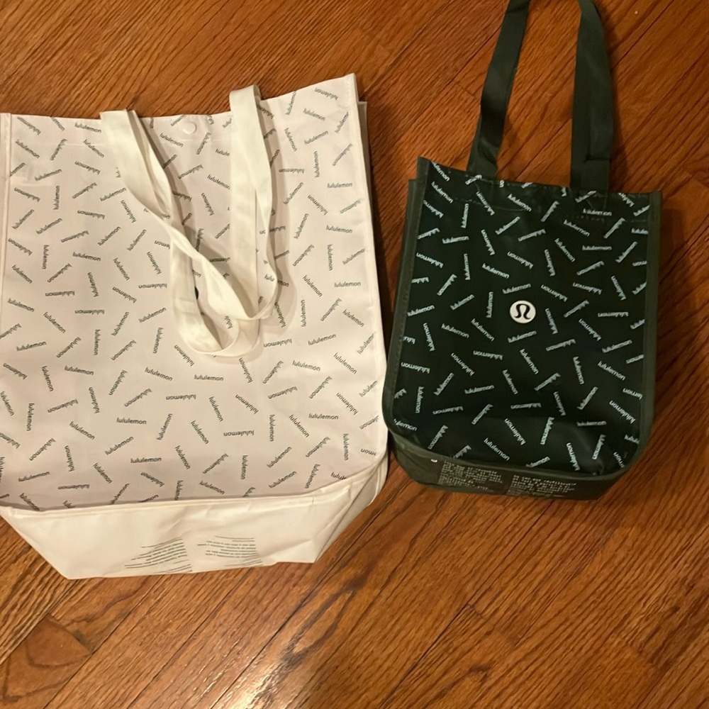 Set of two lululemon reusable bags